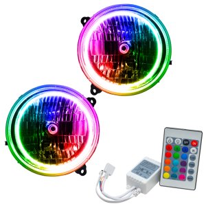 Jeep Liberty Headlight Assembly - ORACLE Lighting - ColorSHIFT w/ Simple Controller - `02-`04